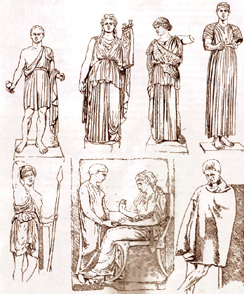 Одежда в Древней Греции - Clothing in ancient Greece