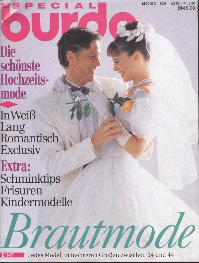 Burda SPECIAL «Свадебные платья» , 1994 г. Фото моделей