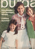 Burda Schulkinder und Teenager-Moden #124 1966